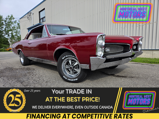 1967 Pontiac GTO 4 SPEED MANUAL STICK ! 400ci V8 / REAL GTO !!