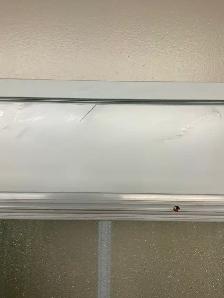1416PA Porte d’acier 34″D Givré Pin Head  Grafigne haut 23x49 - Photo 3