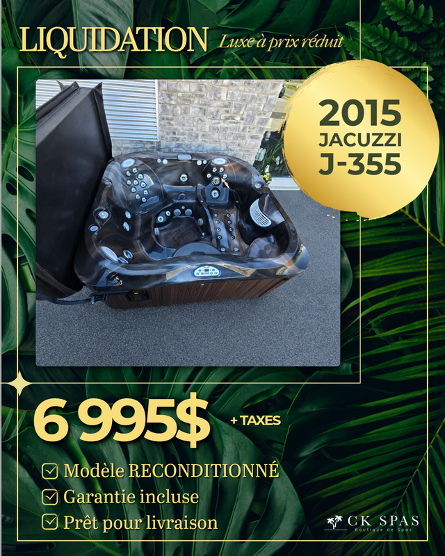 SPA JACUZZI EN LIQUIDATION