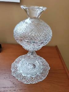 Waterford Chrystal Hurricane Lamp - Photo 2
