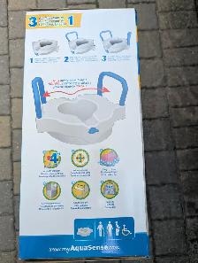 Folding Commode   Raised Toilet Seat - NEW - Photo 2