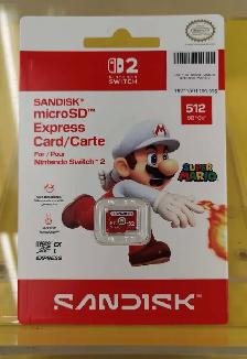 Carte MicroSD pour Switch 2
