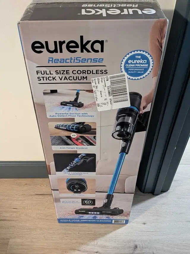 Eureka ReactiSense Cordless Stick Vacuum