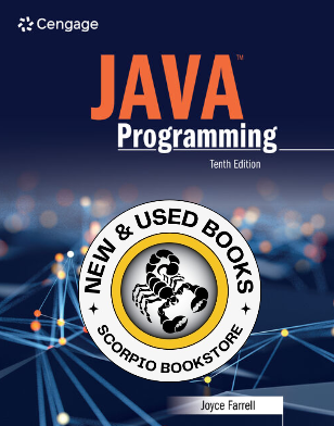 Java Programming 10th Edition by Joyce Farrell 9780357673423
