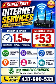 Best 1.5 Gbps Cheap Home Internet | Unlimited & Free Install