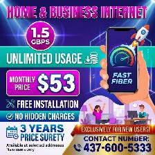 Unlimited Home Internet Plans