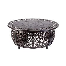 Paramount Thatch Oval Cast Aluminium Firepit