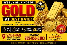 WE BUY GOLD – BEST RATES IN VAUGHAN!