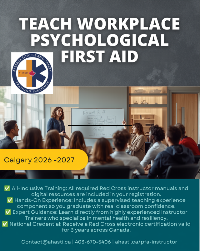 Support When It Matters Most: Psychological First Aid Instructor