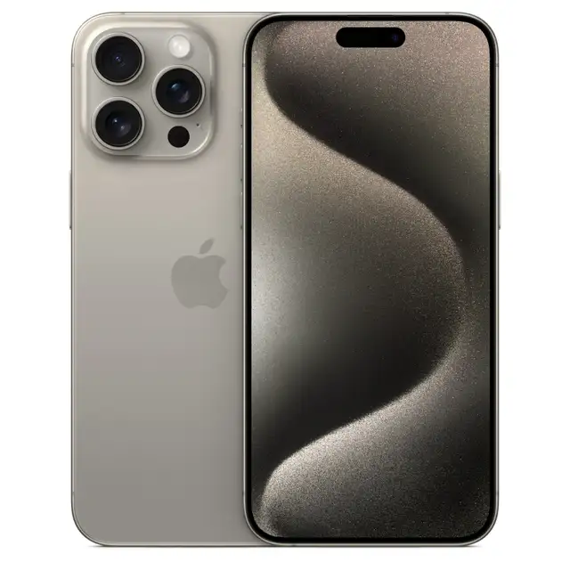 UNLOCKED IPHONE 15 PRO (128 GB-NATURAL TITANIUM) WITH WARRANTY