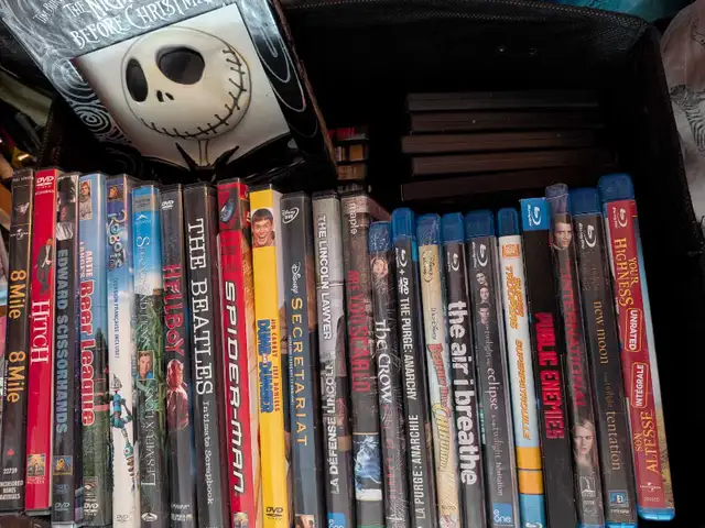 Large DVD and Blu-ray Movie and TV Show Collection