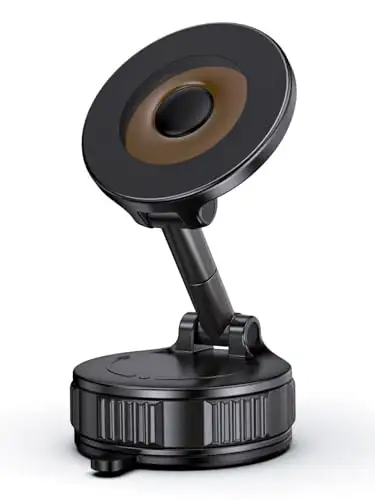Car Phone Holder for MagSafe with 60lbs Vacuum Suction Mount