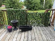 MOVING SALE - 2 faux hedge panels