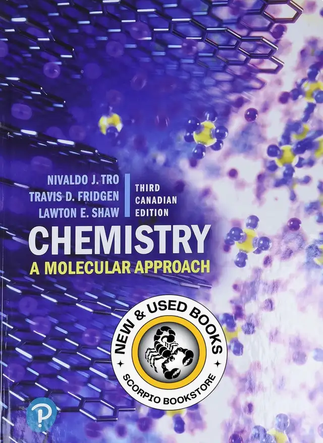 Chemistry 3rd Canadian Edition by Nivaldo J. Tro 9780134755380