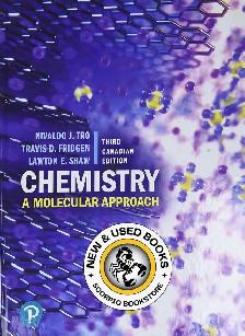 Chemistry 3rd Canadian Edition by Nivaldo J. Tro 9780134755380
