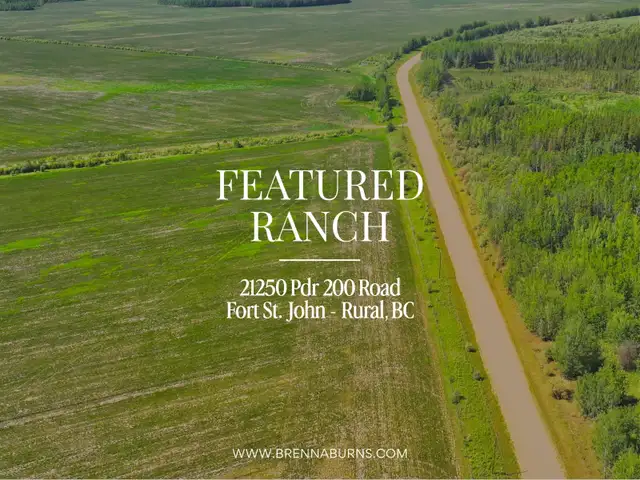 4,192 Acre Ranch | Oilfield Revenue | Fort St. John, BC