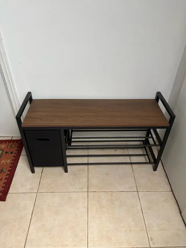 Shoe rack Bench seat (with storage)