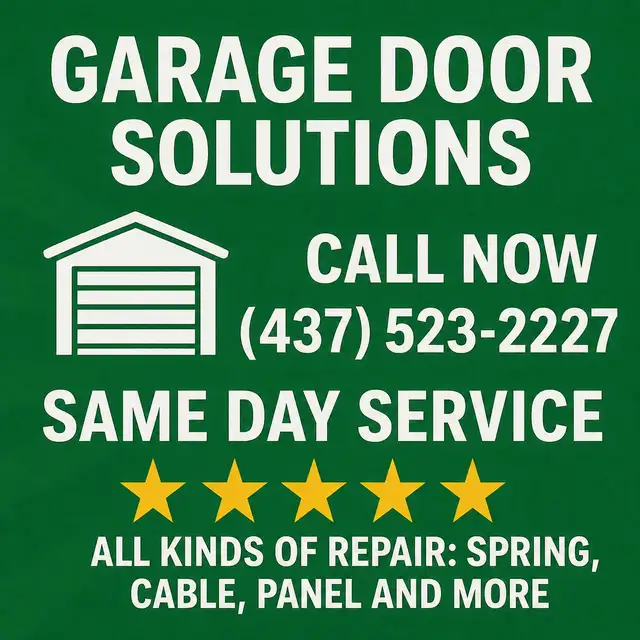 Garage door and opener service