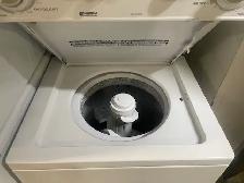 Laveuse sécheuse superposées (stacker) blanche 24'' Kenmore - Photo 3