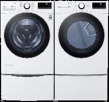 LG WM3600HWA 27' Front Load Washer DLE3600W Dryer Pair Sale - Photo 2