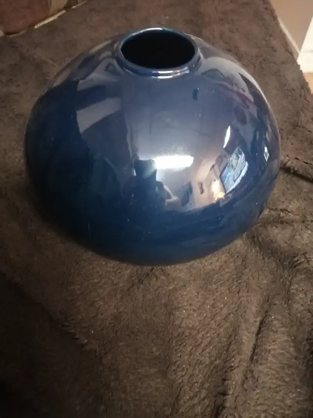 Blue ceramic decor