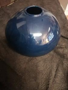 Blue ceramic decor