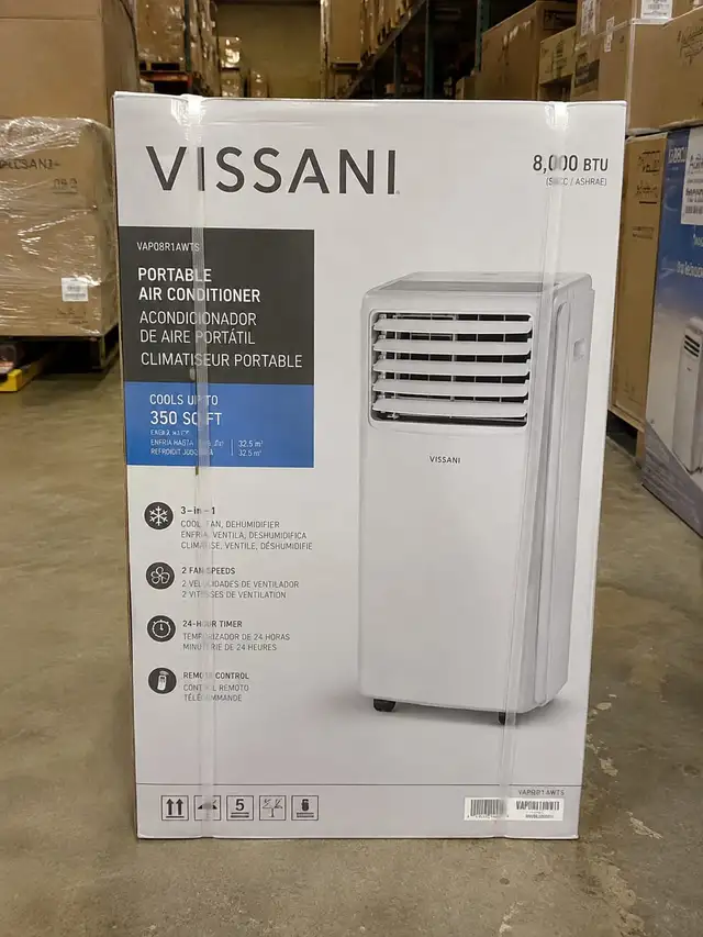 AC - Vissani D29A VAP08R1AWTS 8000 BTU Portable