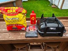 BBQ au charbon de bois portatif et accessoires
