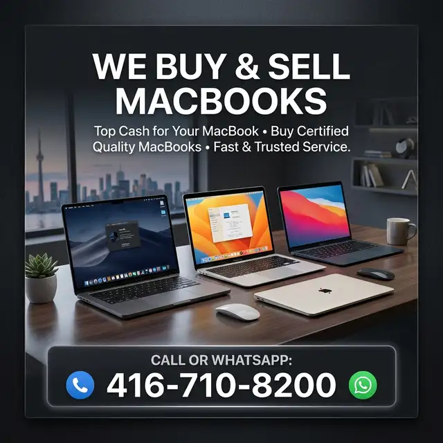 Cash for MacBooks – Fast, Safe & Top Dollar Paid!