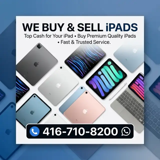 Got an iPad to Sell? We Pay Cash on the Spot!