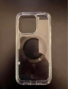 New Otterbox Symmetry Series For iPhone 15 Pro   Megsafe (Clear)