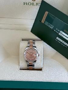Rolex Datejust Two-Tone Rose Gold MOP Diamond Dial 31mm