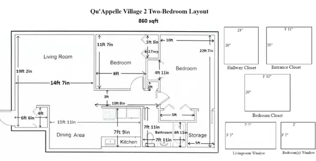 Two-Bedroom Apartment Available – Qu’Appelle Village 2