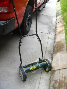 garden works push mower