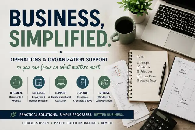 ✨ MAKE THE BACK END OF YOUR BUSINESS EASIER TO MANAGE