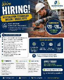 HIRING- Experienced Bricklayer/ Mason