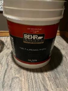 New unopened  5-gallon Behr Paint
