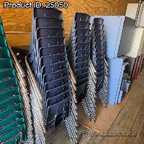 Classroom Select Blue Plastic Stacking Student Guest Chair 19' H - Photo 2