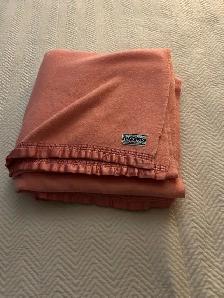 Wool Blanket T Eaton  Co. Pink