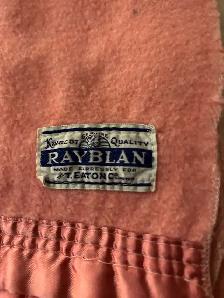 Wool Blanket T Eaton  Co. Pink - Photo 4