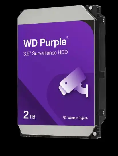 WD Purple Surveillance Hard Drive – 2TB