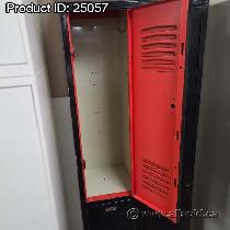 Republic Bank of 4 Doors Black   Red Double Tier Storage Locker - Photo 2