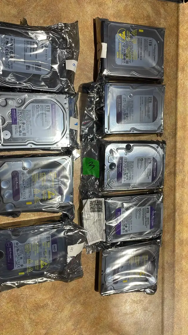 WD Purple Surveillance Hard Drive – 3TB