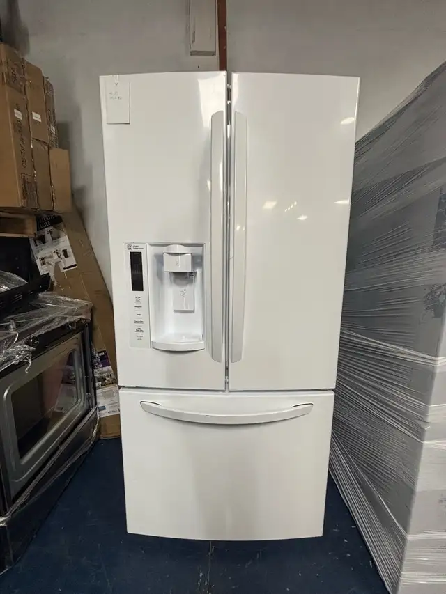 LG "33" White French Door Refrigerator