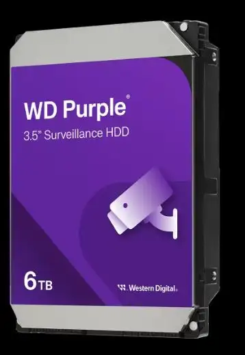 WD Purple Surveillance Hard Drive – 6TB