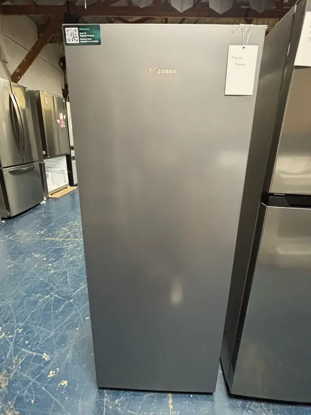 Hisense "22" Stainless Steel Upright Freezer