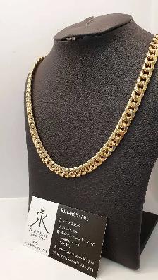 10k yellow gold cuban link chain R1 - Photo 3