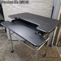 Varidesk Essential 36' Black Height Adjustable Desktop Sit Stand - Photo 3