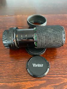 Vintage Vivitar 70-210 manual zoom lens for Pentax, with macro