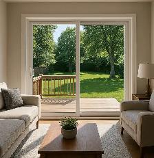 White Vinyl Patio Doors – Best Price for Complete System